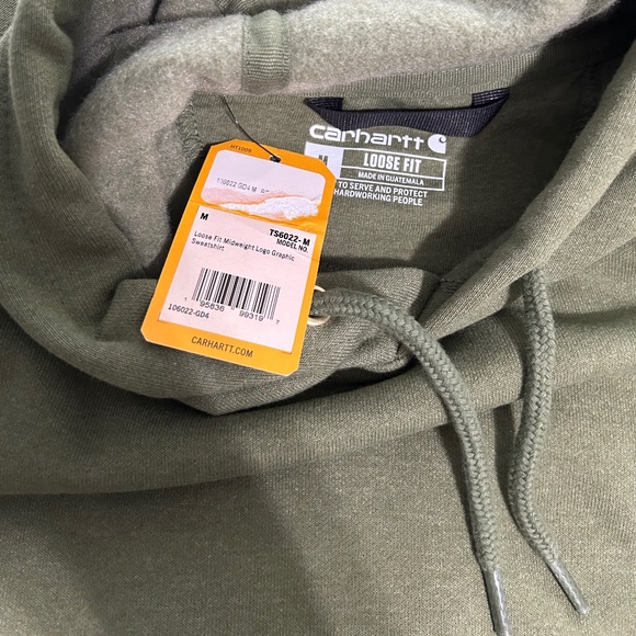 CARHARTT Loose Fit Midweight Logo Graphic Sweatshirt/Hoodie - Picture 5 of 8